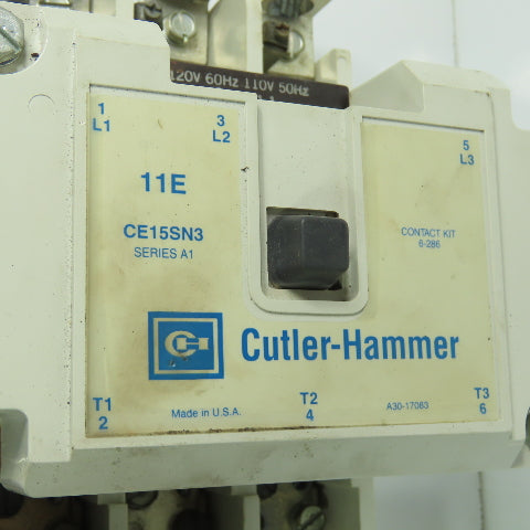 Cutler-Hammer CE15SN3 600VAC 300A Motor Starter 3Ph 120V Coil