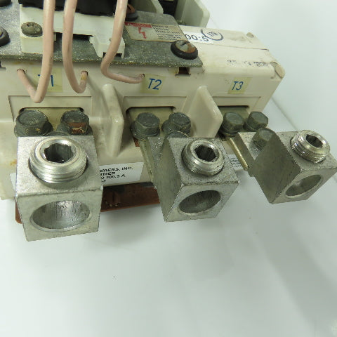 Cutler-Hammer CE15SN3 600VAC 300A Motor Starter 3Ph 120V Coil