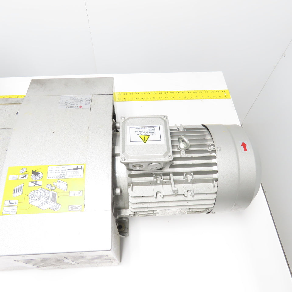 Golden Bridge KVF Style 380V 50Hz Oil-Free Rotary Vane Vacuum Pump 3Ph 160M³/H