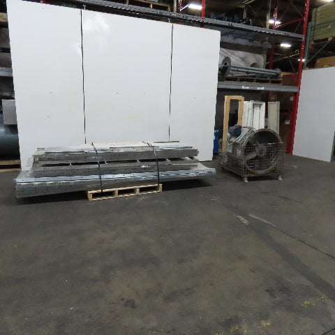 Col-Met 8' x 90" Deep Inside Up Draft Spray Booth 10' Tall
