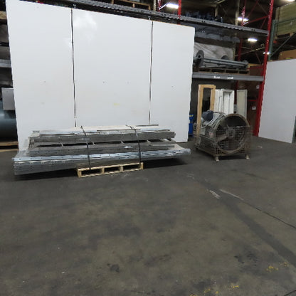 Col-Met 8' x 90" Deep Inside Up Draft Spray Booth 10' Tall