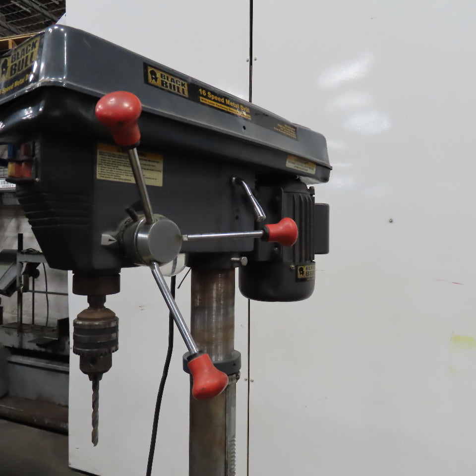 Black Bull DP16UL 16" Floor Vertical Drill Press 110V 1Ph 16 Speed 260-4220 rpm