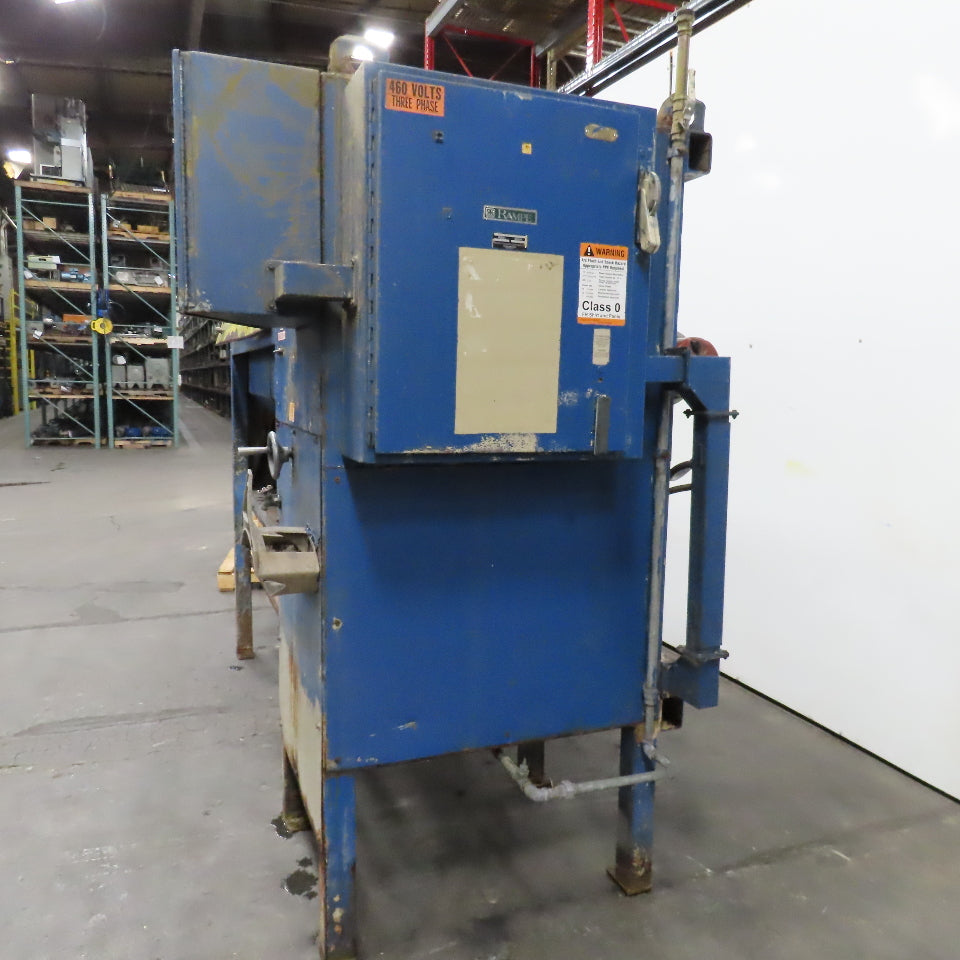 Rampe V8-C2-RRSP Wet Media Finishing Tumbler W/ Vibratory Offloading Conveyor