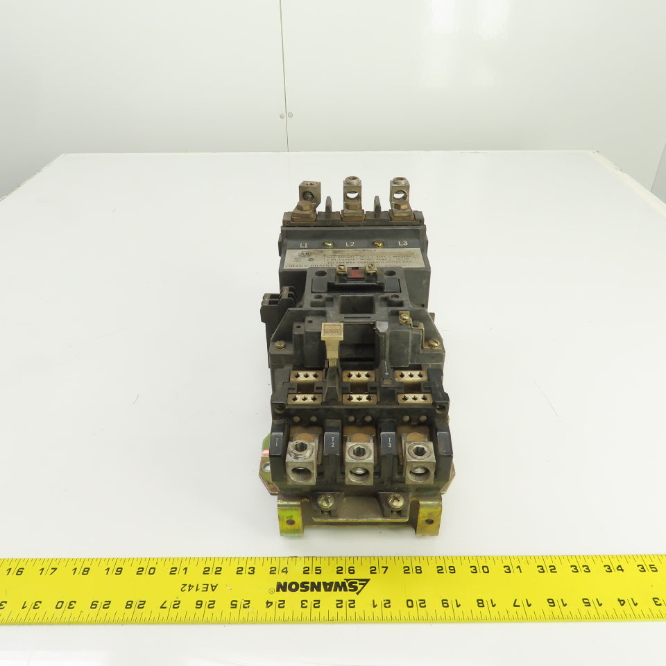 Allen Bradley 505-ECD Size 4 Motor Starter 100HP 120V Coil W/ 592-EOW16 Overload