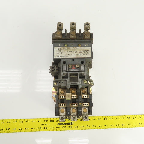 Allen Bradley 505-ECD Size 4 Motor Starter 100HP 120V Coil W/ 592-EOW16 Overload