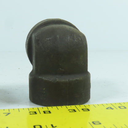 A/SA105 1-3/8" Black Malleable Iron Socket Weld Pipe Elbow 3M 90° Lot Of 4