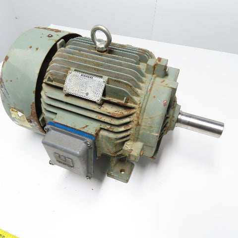 Siemens 1LA3 254-4-KY60 3Ph 15Hp RQZ TEFC Induction AC Motor 230/460V 254T Frame