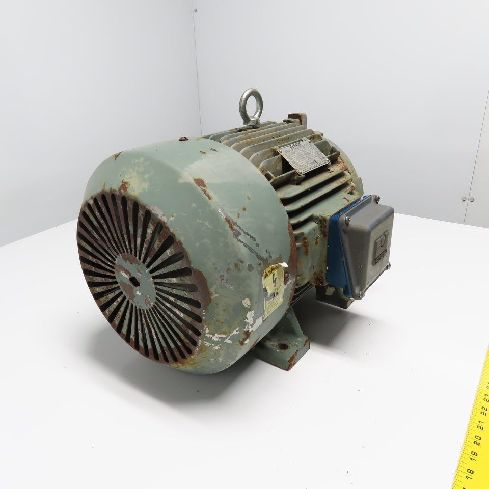 Siemens 1LA3 254-4-KY60 3Ph 15Hp RQZ TEFC Induction AC Motor 230/460V 254T Frame