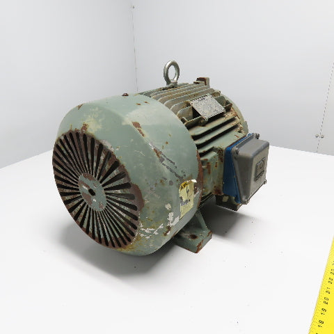 Siemens 1LA3 254-4-KY60 3Ph 15Hp RQZ TEFC Induction AC Motor 230/460V 254T Frame