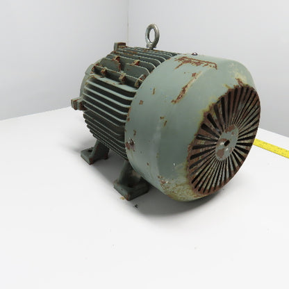 Siemens 1LA3 254-4-KY60 3Ph 15Hp RQZ TEFC Induction AC Motor 230/460V 254T Frame