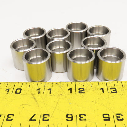 Stainless Steel Roller 5/8" ID x 15/16" OD x 7/8" Wide Lot Of 10