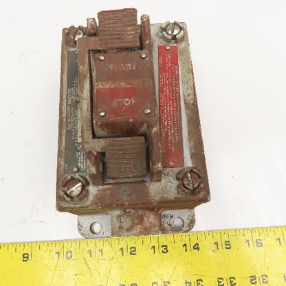 Allen Bradley 800H-NP34 Start Stop Selector Switch 600V Hazardous Location