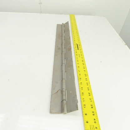 Heavy Duty Steel 4" Open x 29" L Continuous Piano Hinge 1/8" Thick