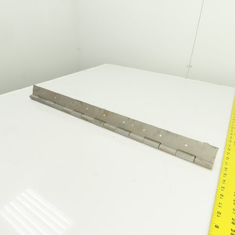 Heavy Duty Steel 4" Open x 29" L Continuous Piano Hinge 1/8" Thick