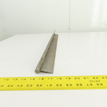 Heavy Duty Steel 4" Open x 29" L Continuous Piano Hinge 1/8" Thick