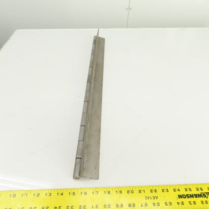 Heavy Duty Steel 4" Open x 29" L Continuous Piano Hinge 1/8" Thick