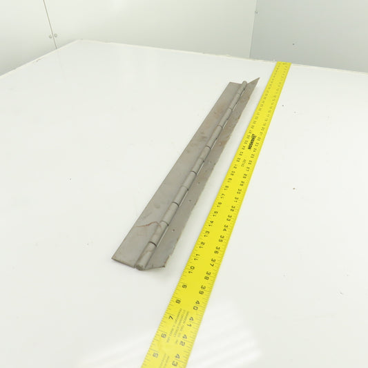 Heavy Duty Steel 4" Open x 29" L Continuous Piano Hinge 1/8" Thick