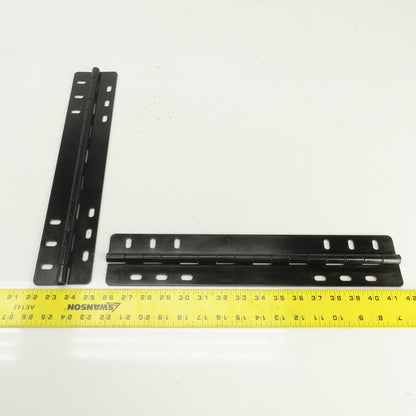 Heavy Duty Steel 3" Open x 16" L Continuous Piano Hinge Lot Of 2