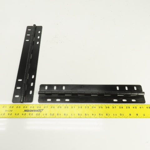 Heavy Duty Steel 3" Open x 16" L Continuous Piano Hinge Lot Of 2