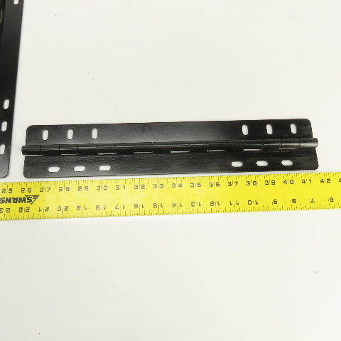 Heavy Duty Steel 3" Open x 16" L Continuous Piano Hinge Lot Of 2