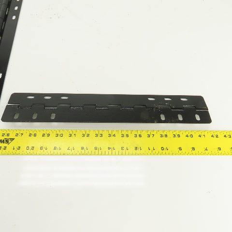 Heavy Duty Steel 3" Open x 16" L Continuous Piano Hinge Lot Of 2