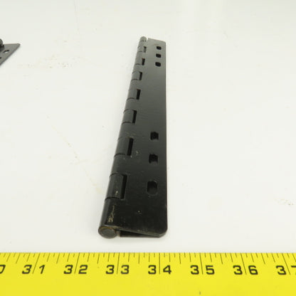 Heavy Duty Steel 3" Open x 16" L Continuous Piano Hinge Lot Of 2