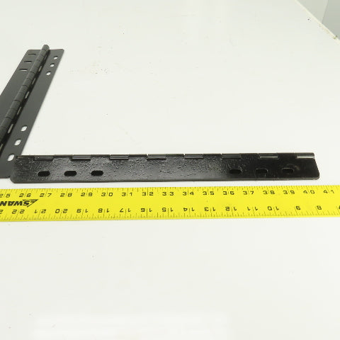Heavy Duty Steel 3" Open x 16" L Continuous Piano Hinge Lot Of 2