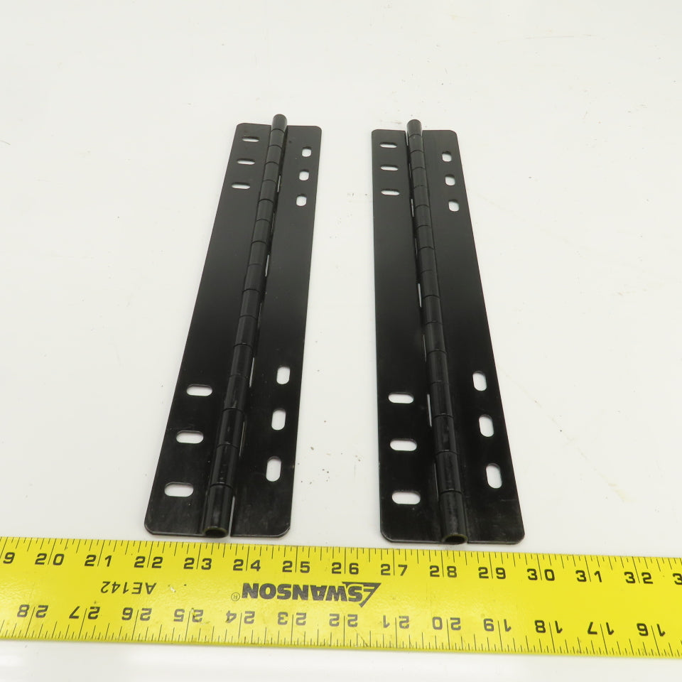 Heavy Duty Steel 3" Open x 16" L Continuous Piano Hinge Lot Of 2