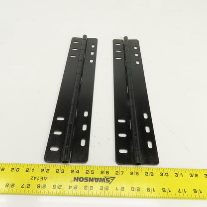Heavy Duty Steel 3" Open x 16" L Continuous Piano Hinge Lot Of 2
