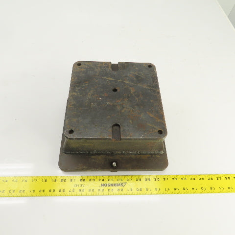 12" x 10" Steel Riser Block Setup Fixture 5/8" Thick 6-5/8" H