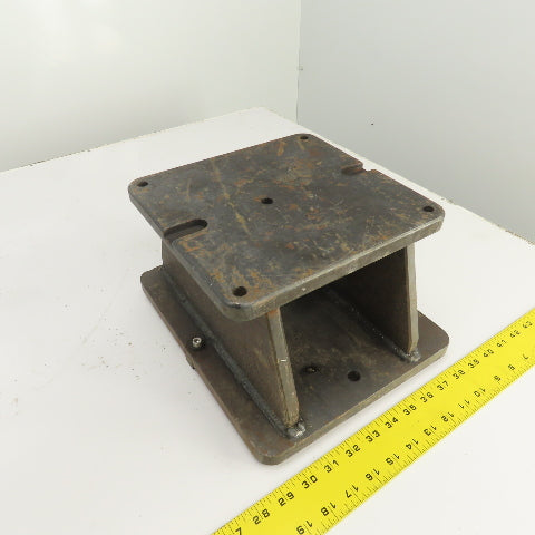 12" x 10" Steel Riser Block Setup Fixture 5/8" Thick 6-5/8" H