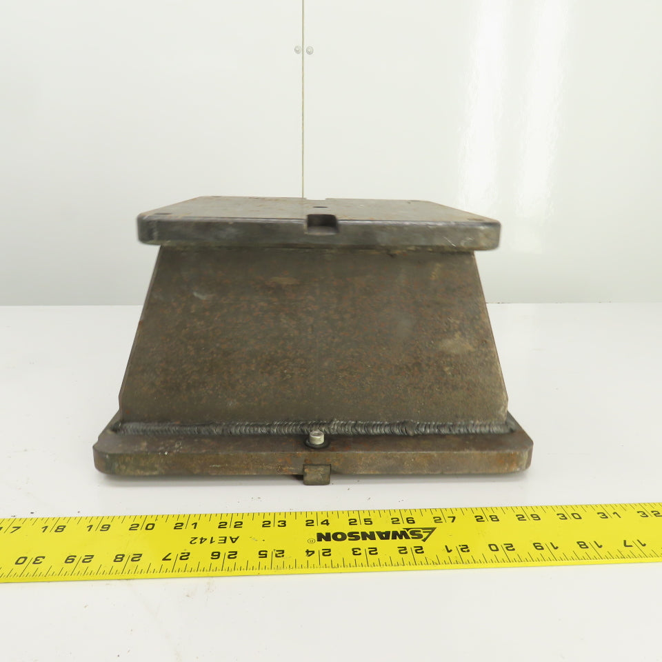 12" x 10" Steel Riser Block Setup Fixture 5/8" Thick 6-5/8" H
