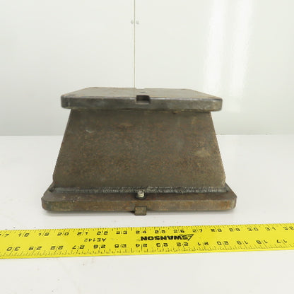 12" x 10" Steel Riser Block Setup Fixture 5/8" Thick 6-5/8" H