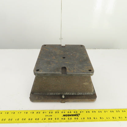 12" x 10" Steel Riser Block Setup Fixture 5/8" Thick 6-5/8" H