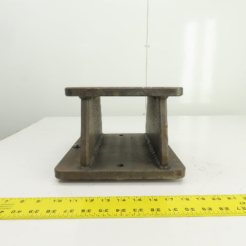 12" x 10" Steel Riser Block Setup Fixture 5/8" Thick 6-5/8" H
