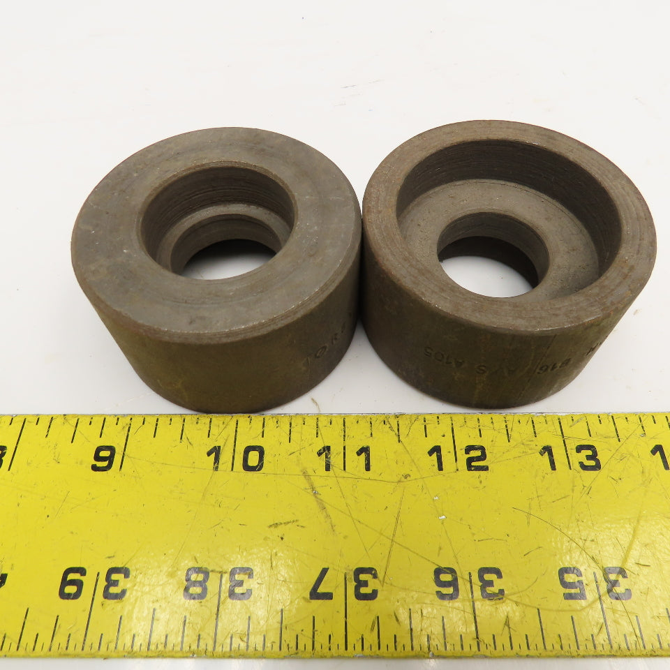 1-1/2" x 1" 3M Socket Weld Bushing Union Fittings Lot Of 2