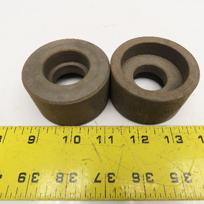 1-1/2" x 1" 3M Socket Weld Bushing Union Fittings Lot Of 2