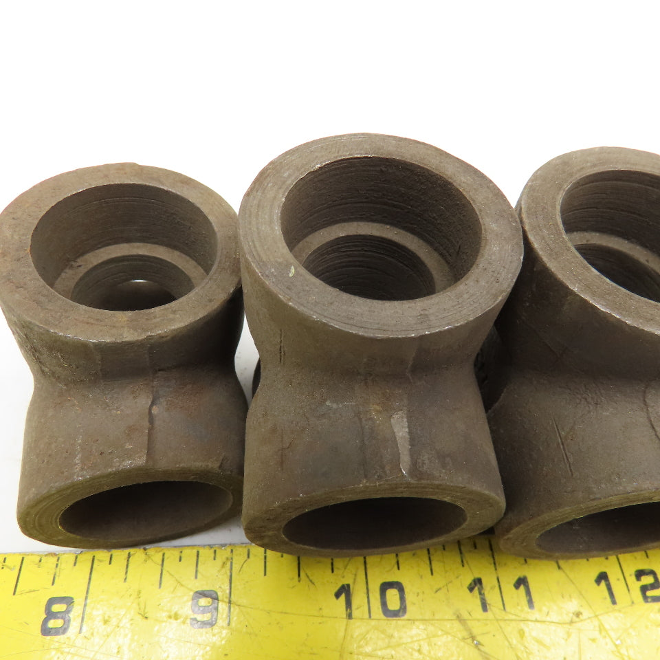 3/4" x 3/4" x 3/4" 3M Socket Weld Tee Fittings Lot Of 5
