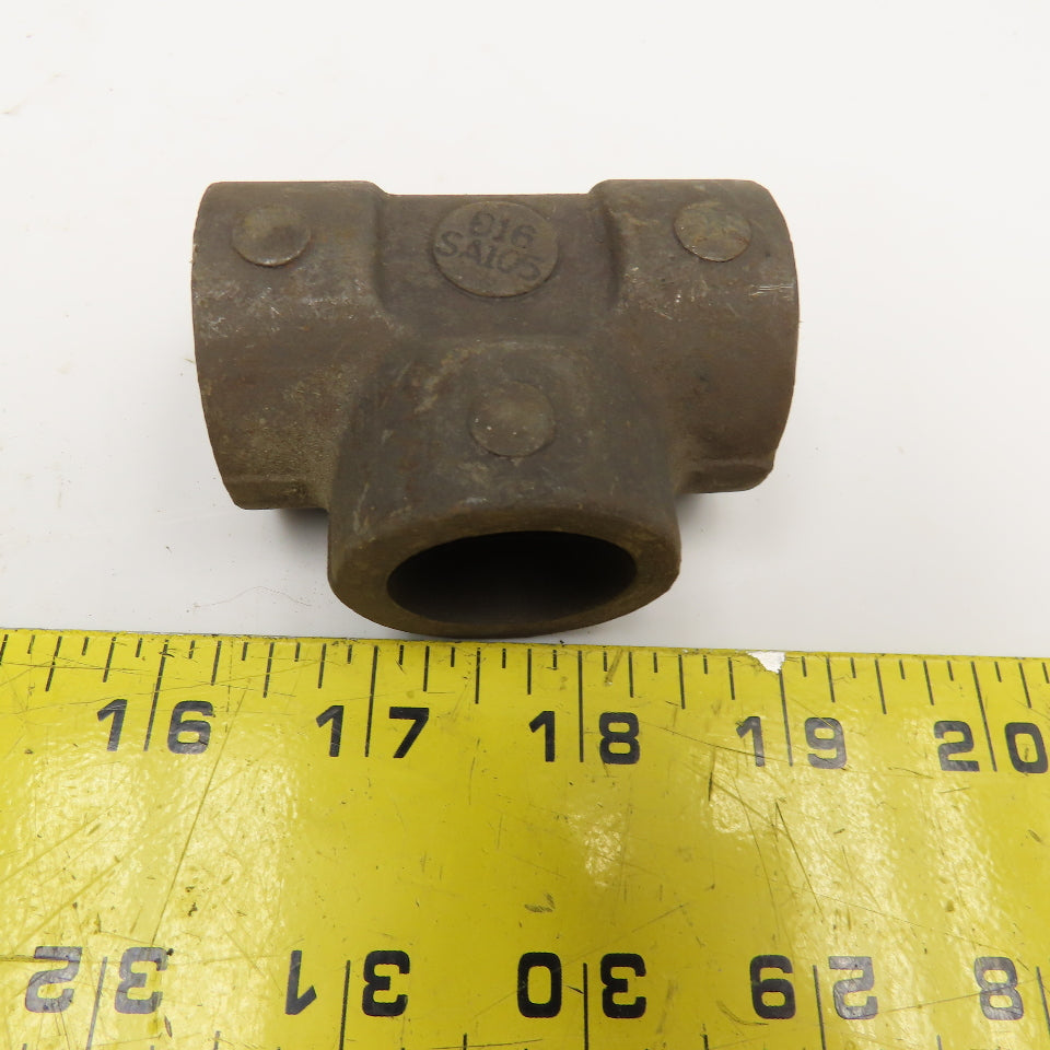 3/4" x 3/4" x 3/4" 3M Socket Weld Tee Fittings Lot Of 5