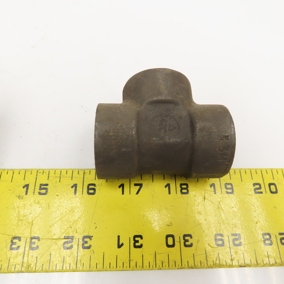 3/4" x 3/4" x 3/4" 3M Socket Weld Tee Fittings Lot Of 5