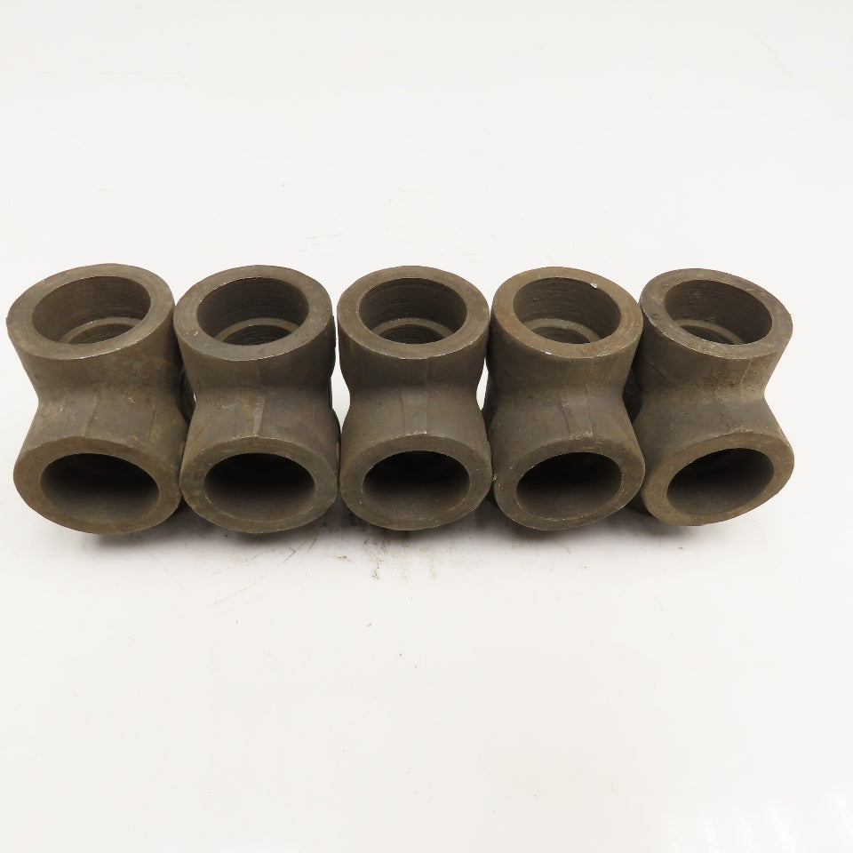 3/4" x 3/4" x 3/4" 3M Socket Weld Tee Fittings Lot Of 5