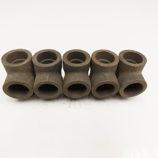 3/4" x 3/4" x 3/4" 3M Socket Weld Tee Fittings Lot Of 5