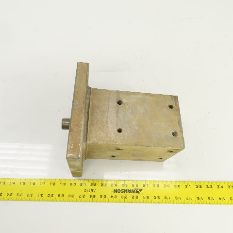 4-3/4" x 4-3/4" x 8" H Solid Steel Tombstone Workholding Fixture Machined Finish