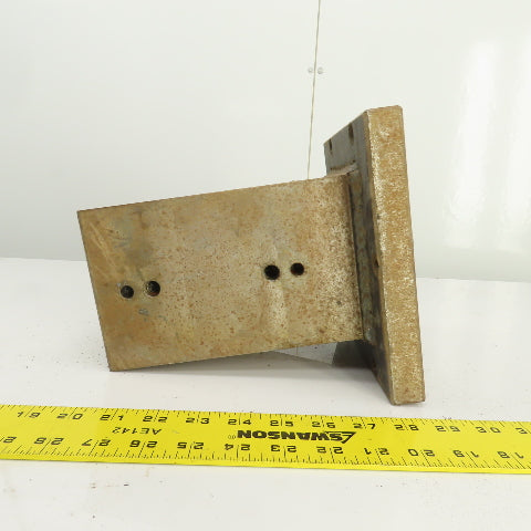 4-3/4" x 4-3/4" x 8" H Solid Steel Tombstone Workholding Fixture Machined Finish