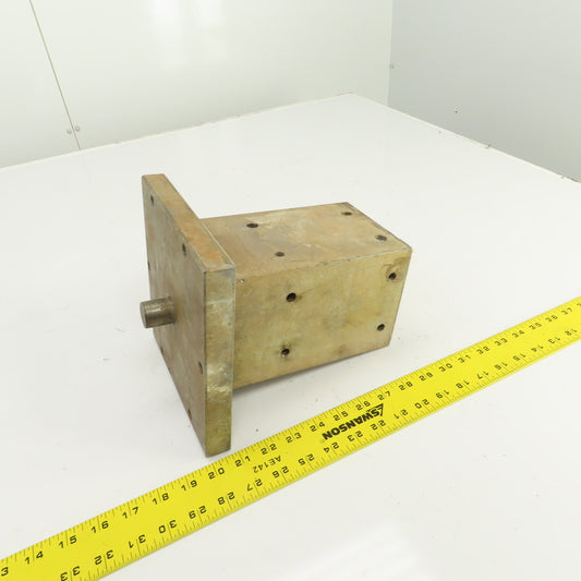 4-3/4" x 4-3/4" x 8" H Solid Steel Tombstone Workholding Fixture Machined Finish