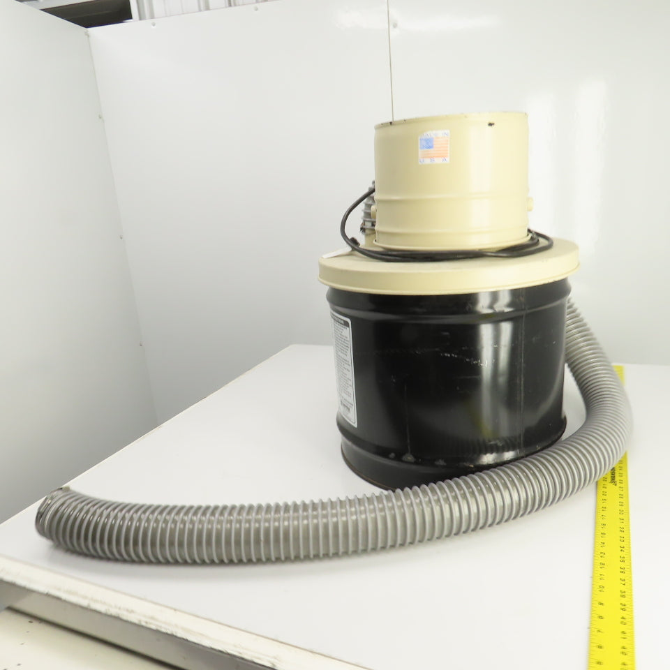 Empire 10 Gallon EF Dust Fume Collector 120V Single Phase 7' Hose Tested