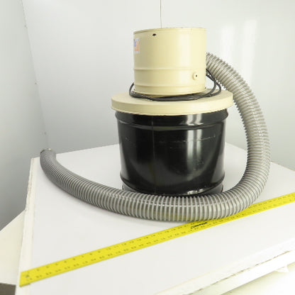 Empire 10 Gallon EF Dust Fume Collector 120V Single Phase 7' Hose Tested