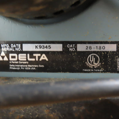 Delta 28-180 8" Vertical Band Saw 115V 1Ph 1/5Hp On Bench