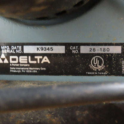 Delta 28-180 8" Vertical Band Saw 115V 1Ph 1/5Hp On Bench
