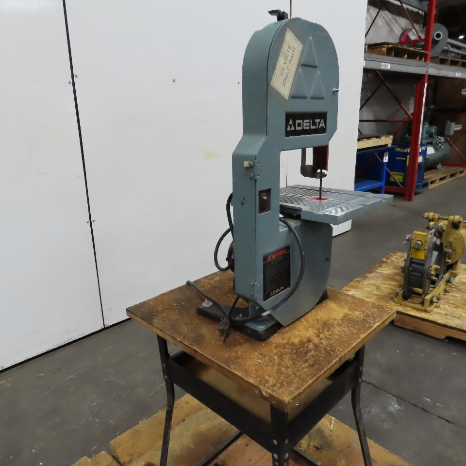 Delta 28-180 8" Vertical Band Saw 115V 1Ph 1/5Hp On Bench